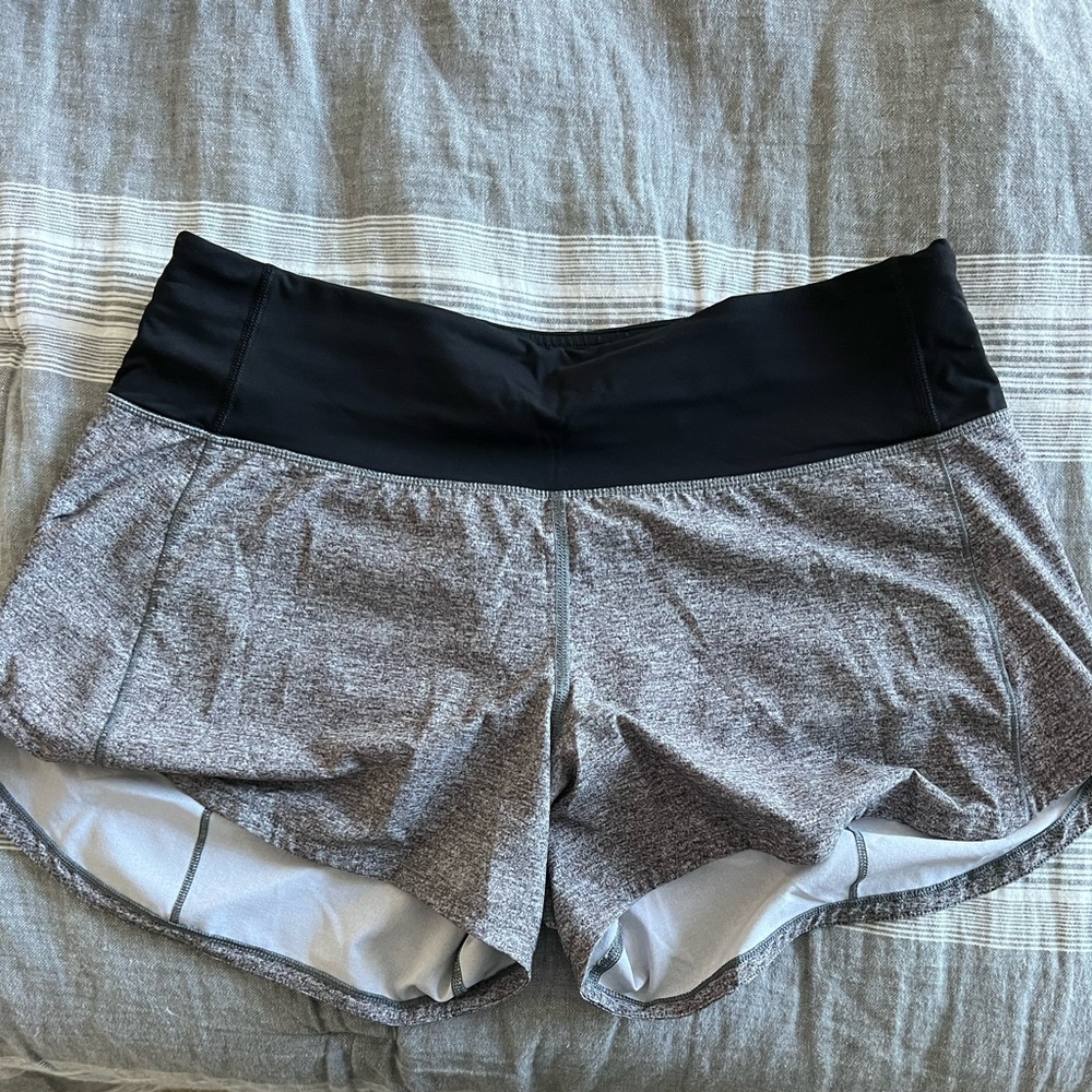 Lululemon 4” speed up shorts